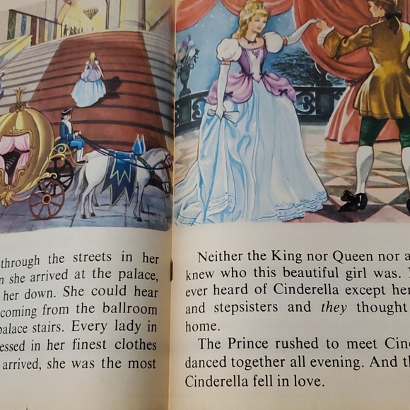 "Cinderella" VERY Vintage Beautiful 1967 Paperback Book Finland Beautiful - Picture 7 of 16